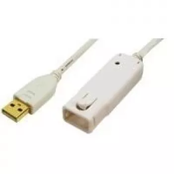 LogiLink USB 2.0 pagarinātājkabelis, 12,0 m, USB-A spraudnis uz USB-A ligzdu, UA0092
