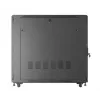 19 collu skapis LANBERG FF01-6222-23B 22U 600x1200 mm Melns ar perforētām durvīm