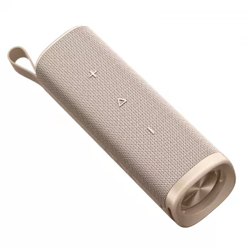 Pārnēsājams stereo skaļrunis Xiaomi Sound Outdoor 30 W, Bluetooth/Vadu, Smilšu krāsa, 60–20000 Hz, 25 m diapazons