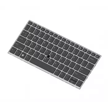 Tastatūra HP EliteBook 830 G5 UK Angļu ar Fona apgaismojumu