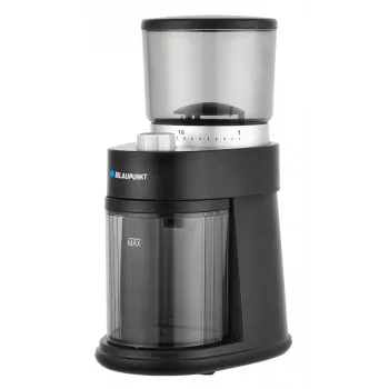 Kafijas dzirnaviņas ar asmeņiem BLAUPUNKT FCM501 — 250 g pupiņu, 180 g maluma, 120 W, sudraba