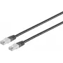 Tīkla vads S/CONN Cat 6 S/FTP 0.5m Melns