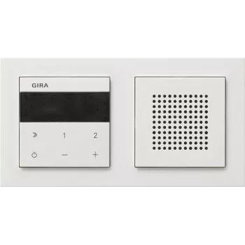 GIRA 232029 UP-Radio IP Skaļrunis + Rāmis E2 Gira E2