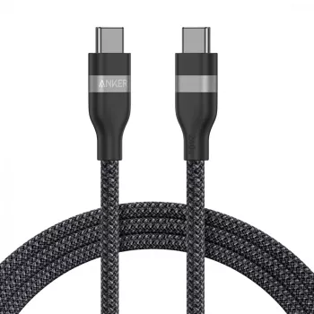USB-C uz USB-C kabelis Anker A82E2 — USB 2.0, 1,8 m, melns