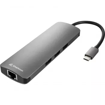 Sharkoon USB 3.0 Type C Combo Adapter — HDMI, RJ-45, USB 3.2 Gen 1
