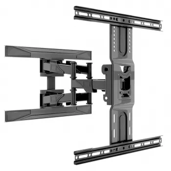 TV sienas stiprinājums ART LCD/LED 40–75 collām līdz 45 kg, sasverams un grozāms, augstums 52–380 mm, max VESA 600x400