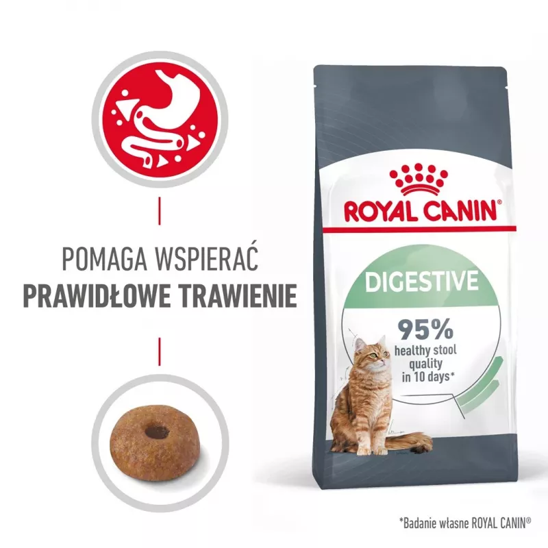 Royal Canin Digestive Care Adult sausā barība kaķiem, 10 kg, zivis, mājputnu gaļa, rīsi, dārzeņi