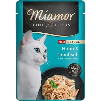 MIAMOR Fine Filets Vistas ar tunzivīm mērcē - mitrā kaķu barība - 100g