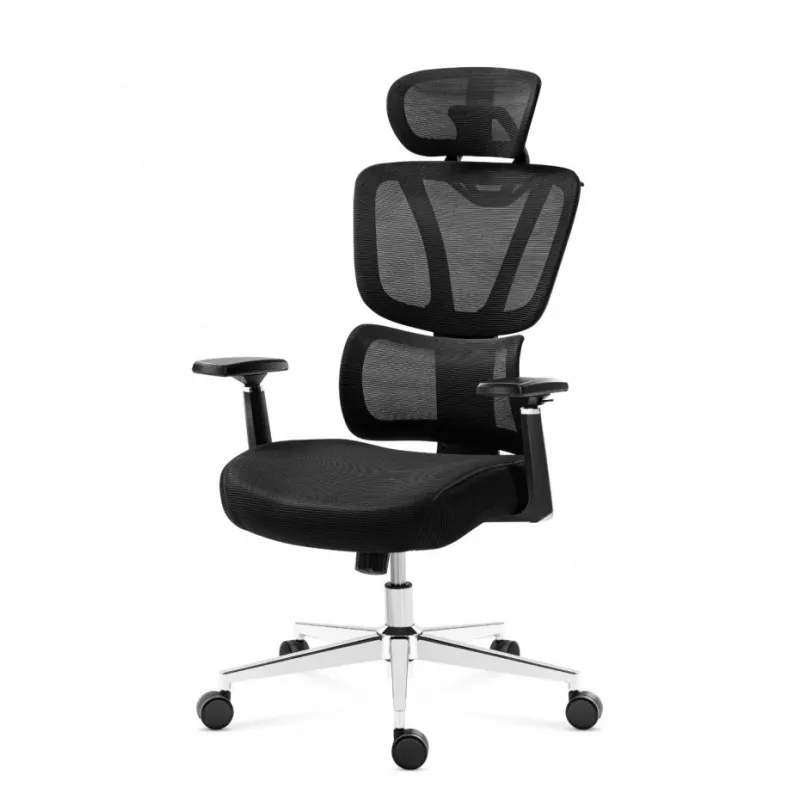 Biroja krēsls mark adler Expert 4.6 Black, grozāms krēsls MA-EXPERT 4.6 BLACK, melns polsterējums, regulējamas funkcijas