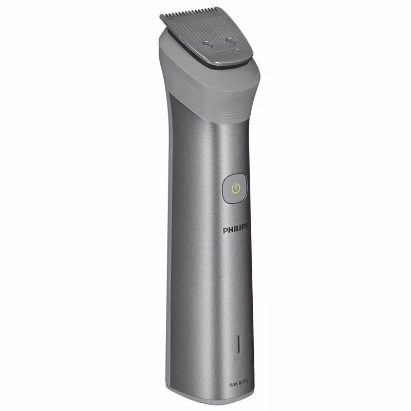 Philips All-in-One Trimmer MG5940/15 Series 5000, Nerūsējošs tērauds, 0.5 mm, 1.6 cm, 1 mm, Bārda, Ausis, Deguns, Akumulators