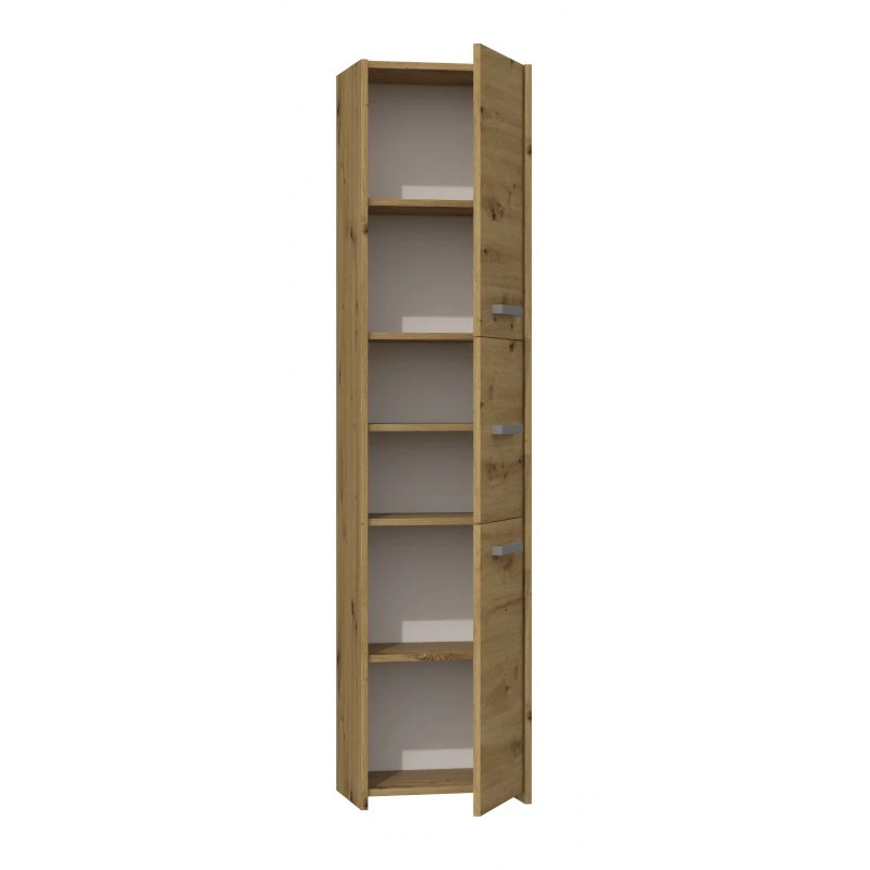Topeshop S43 ARTISAN vannas istabas uzglabāšanas skapis Ozols