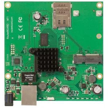 Mikrotik RBM11G vadu maršrutētājs Melns, Zaļš, Pelēks