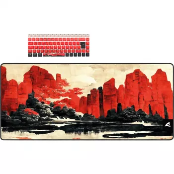 Mehāniskā spēļu tastatūra Sharkoon SKILLER SGK50 S3 Sarkanā Melnā ar RGB apgaismojumu