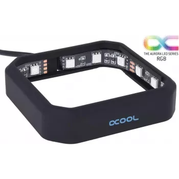Alphacool Aurora XPX RGB rāmis - Melns (12893)