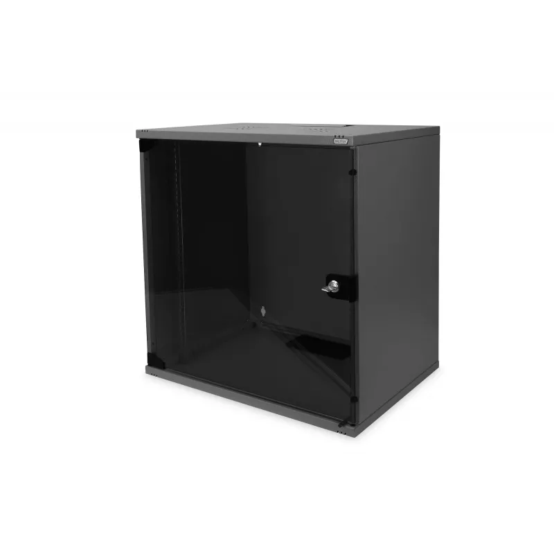 DIGITUS Professional - Sienas korpuss - SOHO, nemontēts - 540x400 mm (p x d) - piemērots sienas montāžai - Melns, RAL 9005 - 12U - 48,3 cm (19 inch) (DN-19 12-U-S-SW)