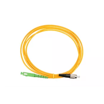 Optiskās šķiedras savienotājvads Extralink SC/APC–FC/UPC simplex G.657.A1 3.0 mm 2 m (FTTH)