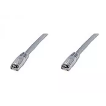 Tīkla kabelis Digitus CAT 5e SF/UTP Patch Cord RJ-45 Cat5e 10m Pelēks