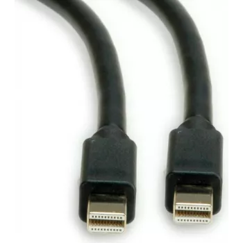 Roline Mini-DisplayPort kabelis 1.00 m 11.04.5817 ekranēts melns [1x Mini-DisplayPort spraudnis - 1x Mini-DisplayPort spraudnis]