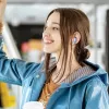 Awei T85 Bluetooth 5.3 ENC TWS austiņas zilā krāsā