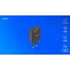 SAVIO LA-06/B 30 W sienas uzlādes ierīce, USB-A + USB-C, Quick Charge, Power Delivery 3.0, melna
