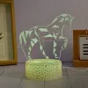 Manta SNL116RGB RGB 3D zirga dekoratīvā LED lampa