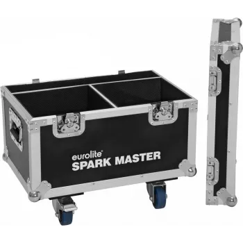 Roadinger transporta koferis 2x Spark Master ar riteņiem — aizsargājošs pārvadāšanas futrālis