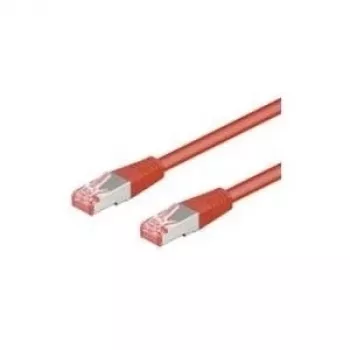Wentronic Goobay CAT 6 savienojuma kabelis, S/FTP (PiMF), Sarkans, 20 m - LSZH bez halogēna, Varš (68285)
