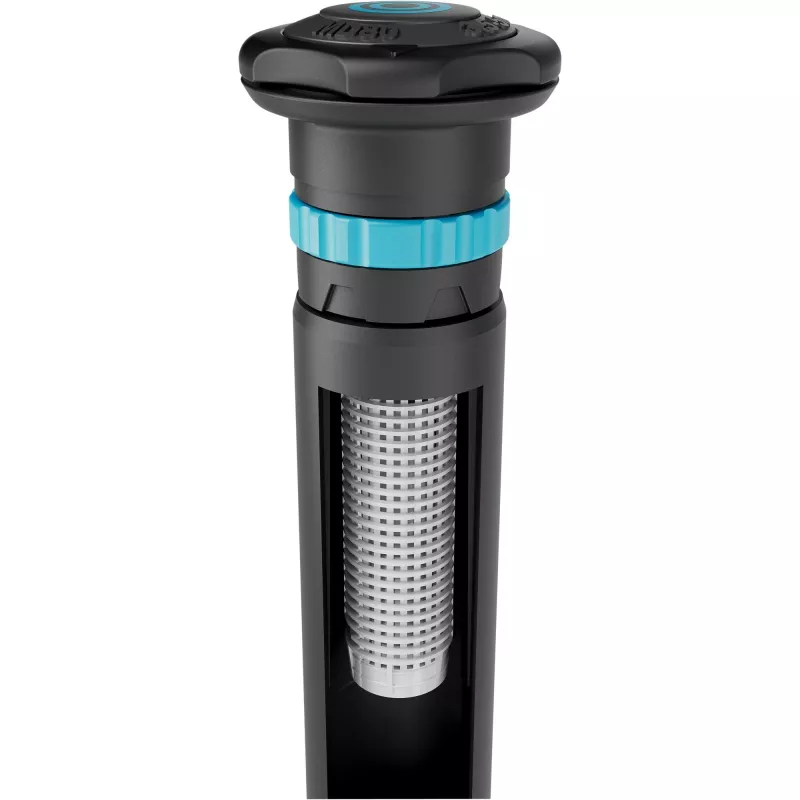 Pop-up sprinkleris MD80 melns pelēks, izsmidzināšanas attālums 3,5–5 metri
