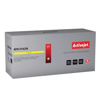 Activejet ATH-F542N tonera kasetne (HP 203A, HP203A, CF542A, CRG 054, CRG054; Supreme; 1300 lpp; dzeltena)