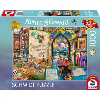 Puzle Schmidt Spiele Aimee Stewart: Venēcijas atmiņas — 1000 gabali