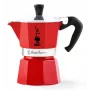 Bialetti Moka Express 1TZ moka kafijas vārāmais, 1 tase (50 ml), sarkans