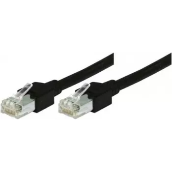 Tecline Patch-Cable RJ-45 (M) - RJ-45 (M) 1,5 m S/UTP CAT 5e Snagless Melns (719015S)