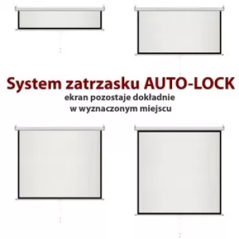 Manuāls ekrāns 4:3 Pusautomātisks 120 244x183cm MS-120 4:3