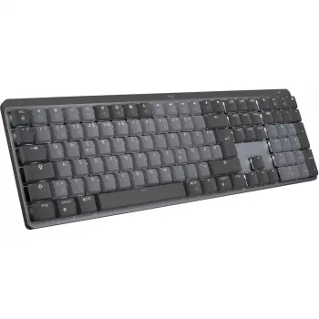 Logitech MX Mechanical bezvadu apgaismota veiktspējas tastatūra - GRAPHITE - (DE) - CLICKY