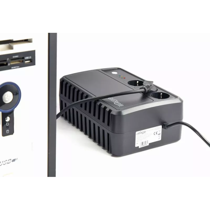 Gembird EG-UPS-3SDT1000-01 nepārtrauktās barošanas avots (UPS) Line-Interactive 1 kVA 600 W 3 AC kontaktligzdas