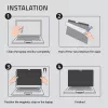 Qoltec Filtro Privacy GDPR MacBook Air 13 inch Magnētiskais Acu Aizsargs (13.60, 16:9), Aizsargplēve Klēpjdatoram