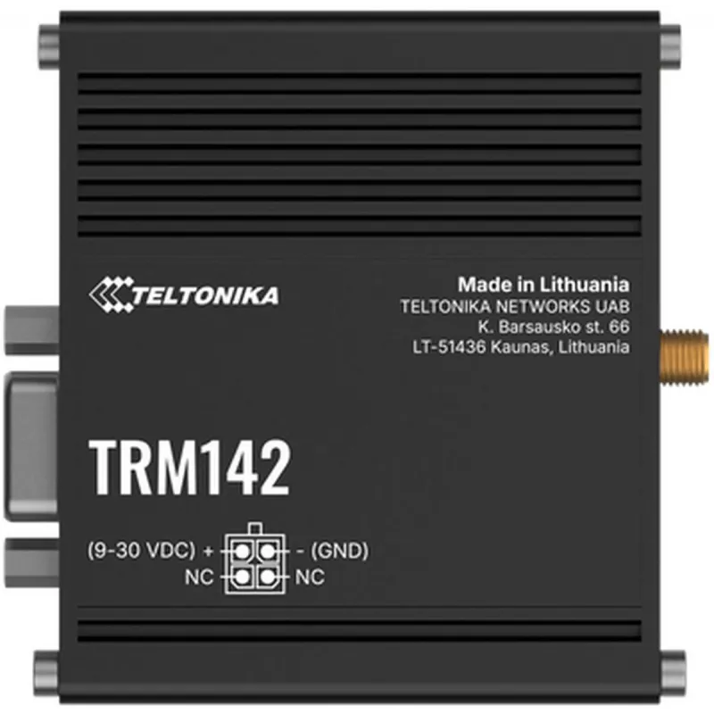 Industriālais 4G modems TELTONIKA TRM142 — LTE savienojums, kompakts industriāls korpuss