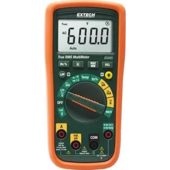 Extech EX355 rokas multimetrs digitālais CAT III 600 V Displejs (skaitījumi): 6000