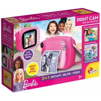 Barbie Print Cam momentānā kamera ar drukāšanu