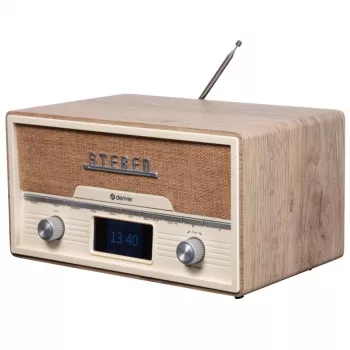 Personīgais CD atskaņotājs Denver MDA-525LW Wood 10W DAB+ FM