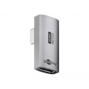 Goobay 74443 USB-C™ Adapter Vertikāls 90° Pagriezts, USB4™
