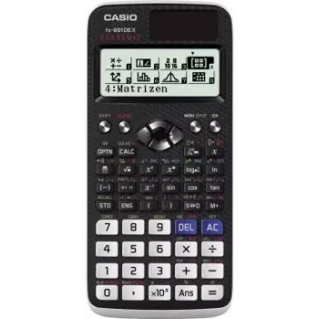 Casio FX-991DE X - Zinātniskais kalkulators - Galddatora modelis - Akumulators/Saule - Melns
