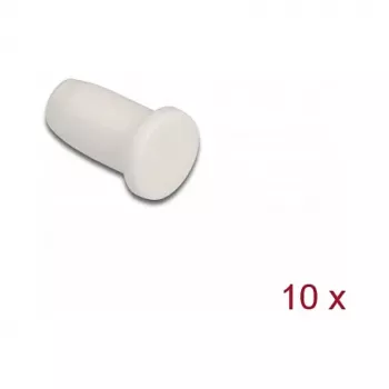 Optisko šķiedru putekļu vāciņi DeLOCK 86846 10 gab. balti
