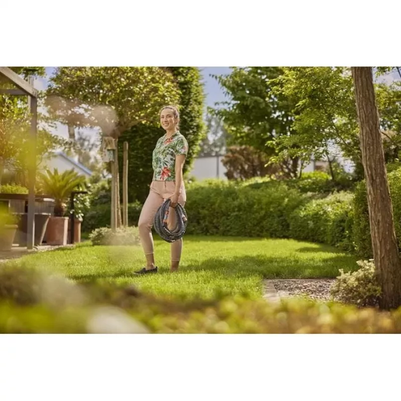 Gardena Liano dārza šļūtene 25 m PVC Melna Pelēka Virszemes