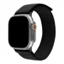 Nomaināma neilona siksniņa FIXED Sporty Strap Fixed FIXNST2-1029-BK Apple Watch Ultra 49mm, melna, 160–210 mm garums