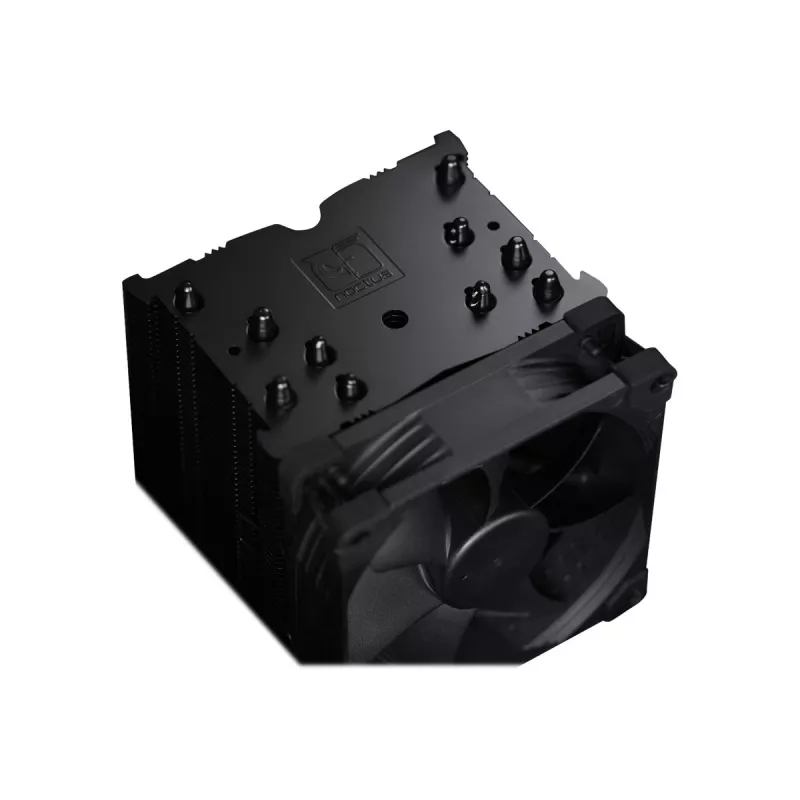 CPU gaisa dzesētājs Noctua NH-U9S chromax.black — 92 mm ventilators, 5 siltuma caurules, 12 V, SSO gultnis, LGA 2066 saderīgs