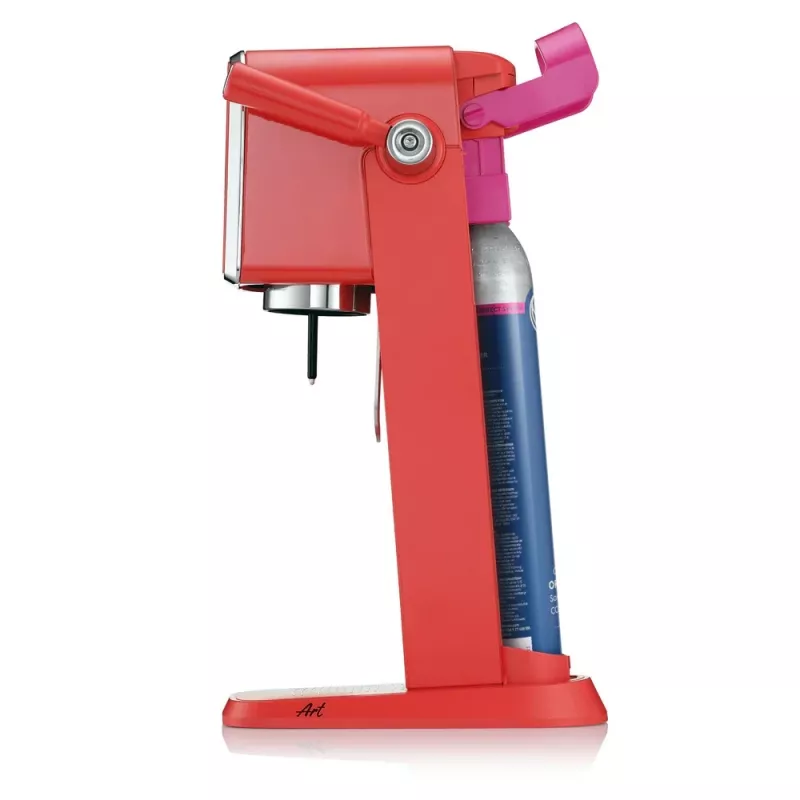 SodaStream Art Mandarin Red 1L Gāzētājs ar Oglskābās Ūdens Pudeli