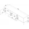 Cama EF TRESSE RTV skapis 180x40x54.5 kašmira matēts