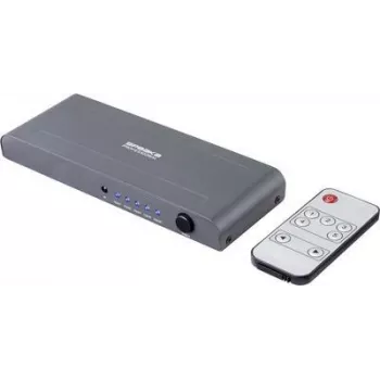 SpeaKa Professional SP-HSW-250 5 Portu HDMI Slēdzis Ultra HD 3840 x 2160 pikseļi (SP-9097444)