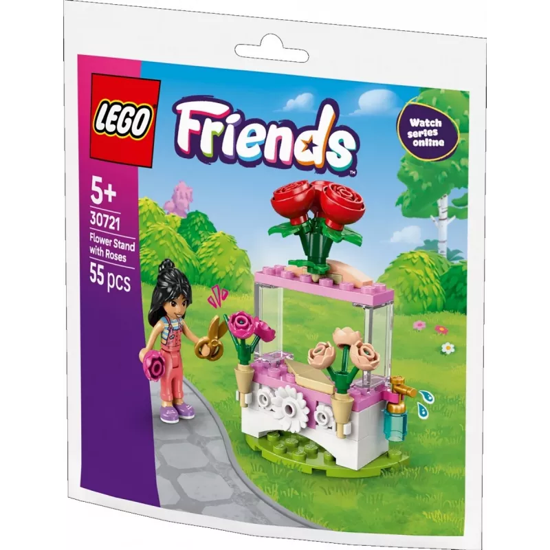 LEGO Friends 30721 Puķu stends ar rozēm